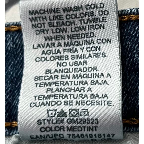 GEORGE BERMUDA/WALKING JEAN SHORTS, MENS, 30, DENIM BLUE, HIGH-RISE, CASUAL - Picture 12 of 12